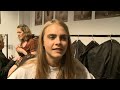 Cara Delevingne says she hates 'Cara the model' at the Burberry show at London's Fashion Week