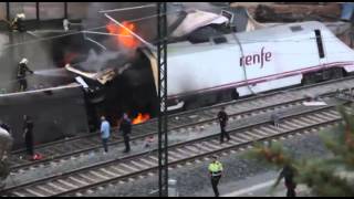 Así descarriló el tren de Santiago