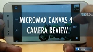 Micromax Canvas 4 A210 Camera Review