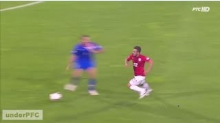 Simunic vs. Sulejmani - Brutal foul - Red Card Simunic (Serbia vs. Croatia 1-1, 06/09/13)