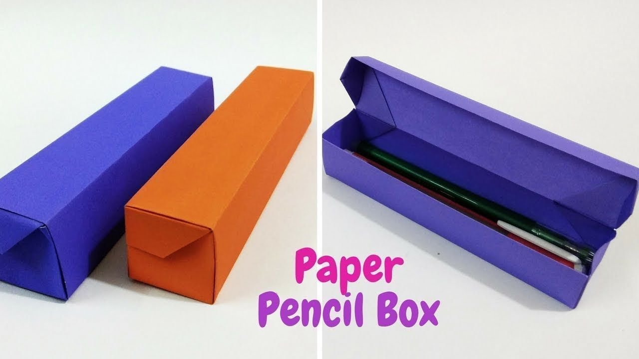 paper pencil box