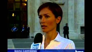 Sentenza Mediaset, intervista a Mara Carfagna - Tg1 01.08.2013