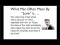 How to Know if a Man Really Loves You by Michael Fiore (Webinar Replay)