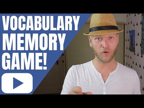 Vocabulary Games | ESL Vocabulary Game | Funny Vocabulary Memory Game for Class or Home