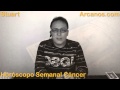 Video Horscopo Semanal CNCER  del 2 al 8 Noviembre 2014 (Semana 2014-45) (Lectura del Tarot)