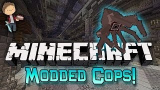 Minecraft: Modded Cops n' Robbers! w/Mitch & Friends - Morph & Mo' Creatures Mods!