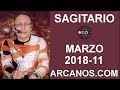Video Horscopo Semanal SAGITARIO  del 11 al 17 Marzo 2018 (Semana 2018-11) (Lectura del Tarot)