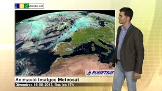 Predicció per dissabte 17-08-2013: Xàfecs i tempestes