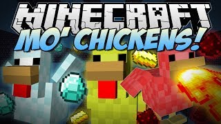 Minecraft | MO' CHICKENS! (Fire Breathing, Poisonous, Laying Diamonds & More!) | Mod Showcase