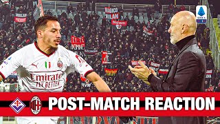 Pioli and Bennacer | Fiorentina v AC Milan post-match reactions