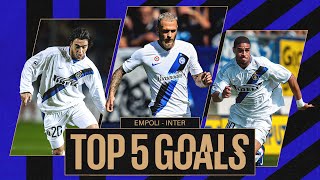 RECOBA, DIMARCO E... 🤯🖤💙??? | INTER HISTORY | TOP 5 GOALS vs EMPO⚽I ?