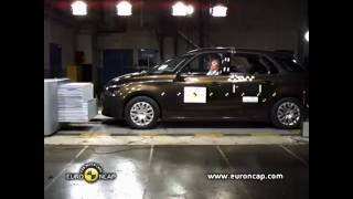 Citroen C4 Picasso Crash Test Euro NCAP מבחן בטיחות