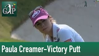 LPGA: HSBC Women's Championship - Paula Creamer Victory Putt vs. Azahara Munoz