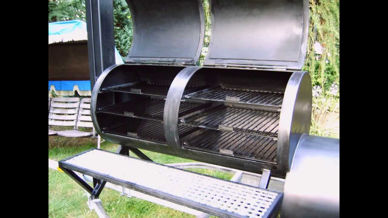 homemade smoker build barbecue own grill plans bbq pit rotisserie trailer gas turn