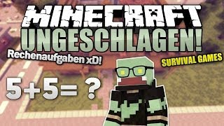 Mitspielern Rechen-Aufgaben stellen! - Minecraft UNGESCHLAGEN #73 | ungespielt