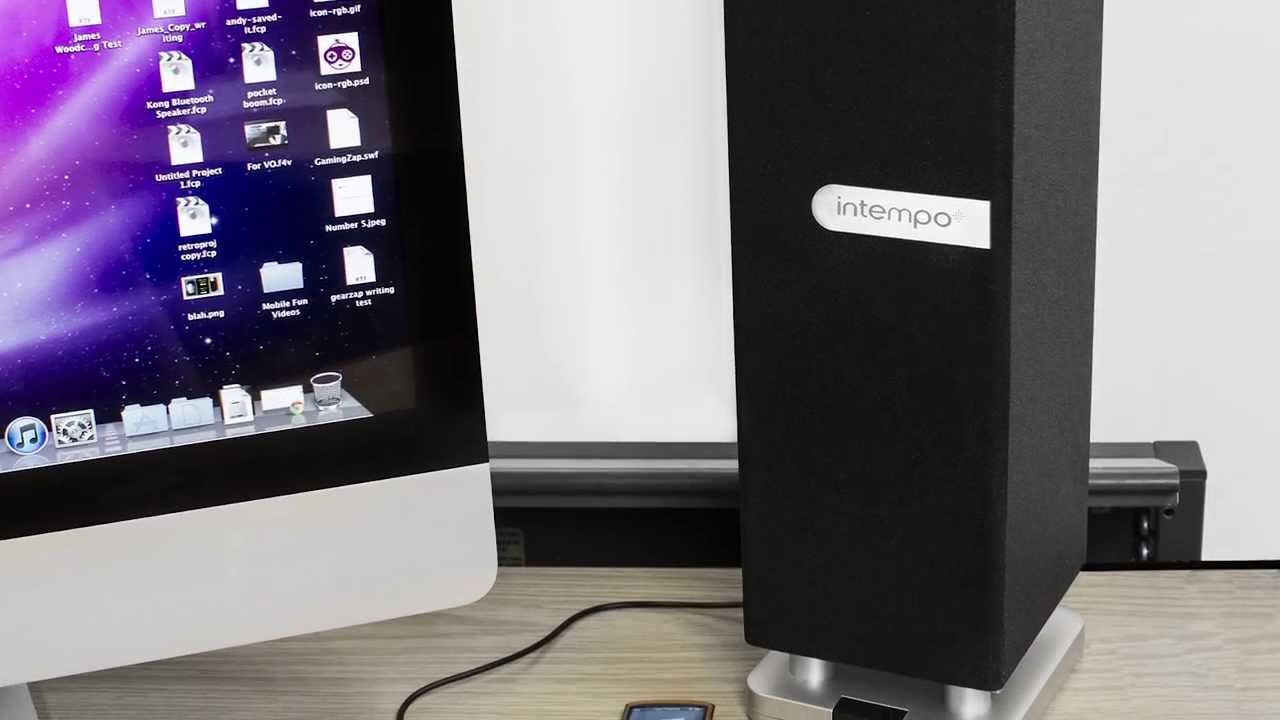 Intempo TableTop iTower Bluetooth Speaker YouTube