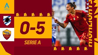 ✅ Vinciamo ancora! 💪? Sampdoria 0-5 Roma | HIGHLIGHTS SERIE A FEMMINILE 2023-24