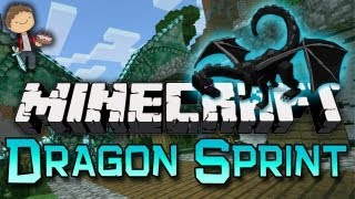 Minecraft: Dragon Sprint Parkour Race w/Mitch & Jerome