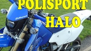 Yellow DOT Approved POLISPORT Universal Motorbike Headlight suit DRZ400 etc 