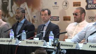 DAVID HAYE v TYSON FURY - FULL & UNCUT LONDON PRESS CONFERENCE / HAYE v FURY