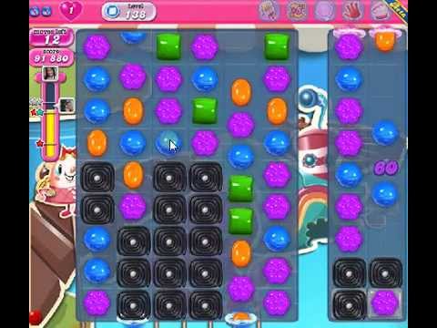 How to beat Candy Crush Saga Level 138 - 2 Stars - No Boosters - 104
