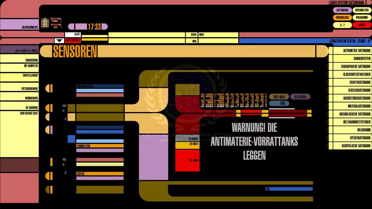 LCARS System for Windows 7 - YouTube
