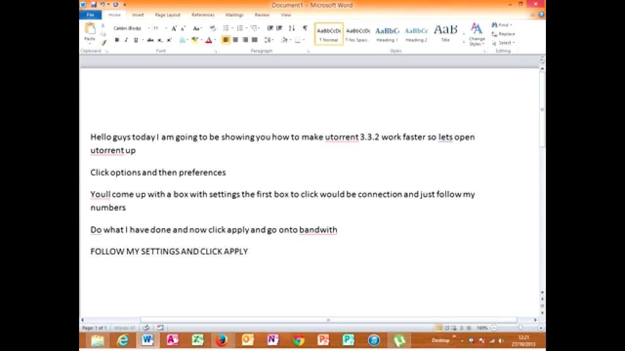 HOW TO MAKE UTORRENT 3.3.2 WORK FASTER - YouTube