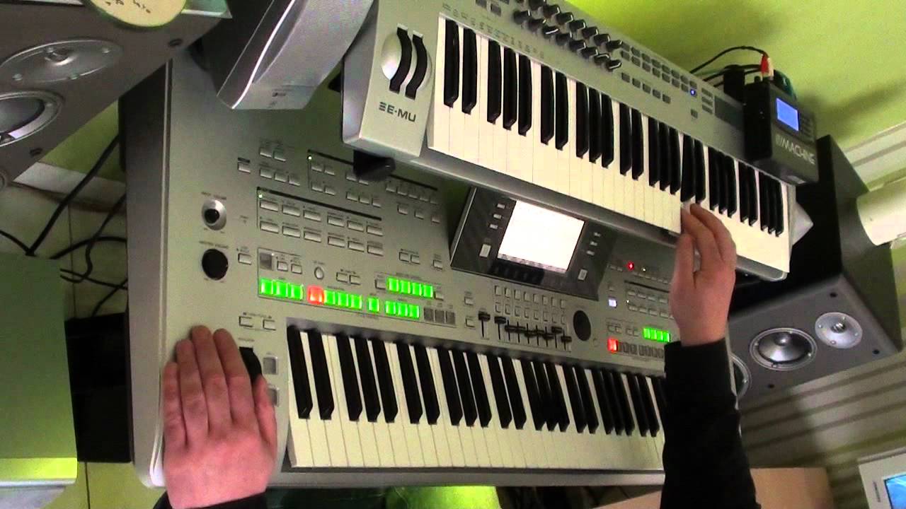 ... you - simple minds remix on Tyros 3 and omnisphere plugin - YouTube