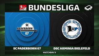 SC Paderborn 07 vs. DSC Arminia Bielefeld | Matchday 9 — Bundesliga 2 2025/26