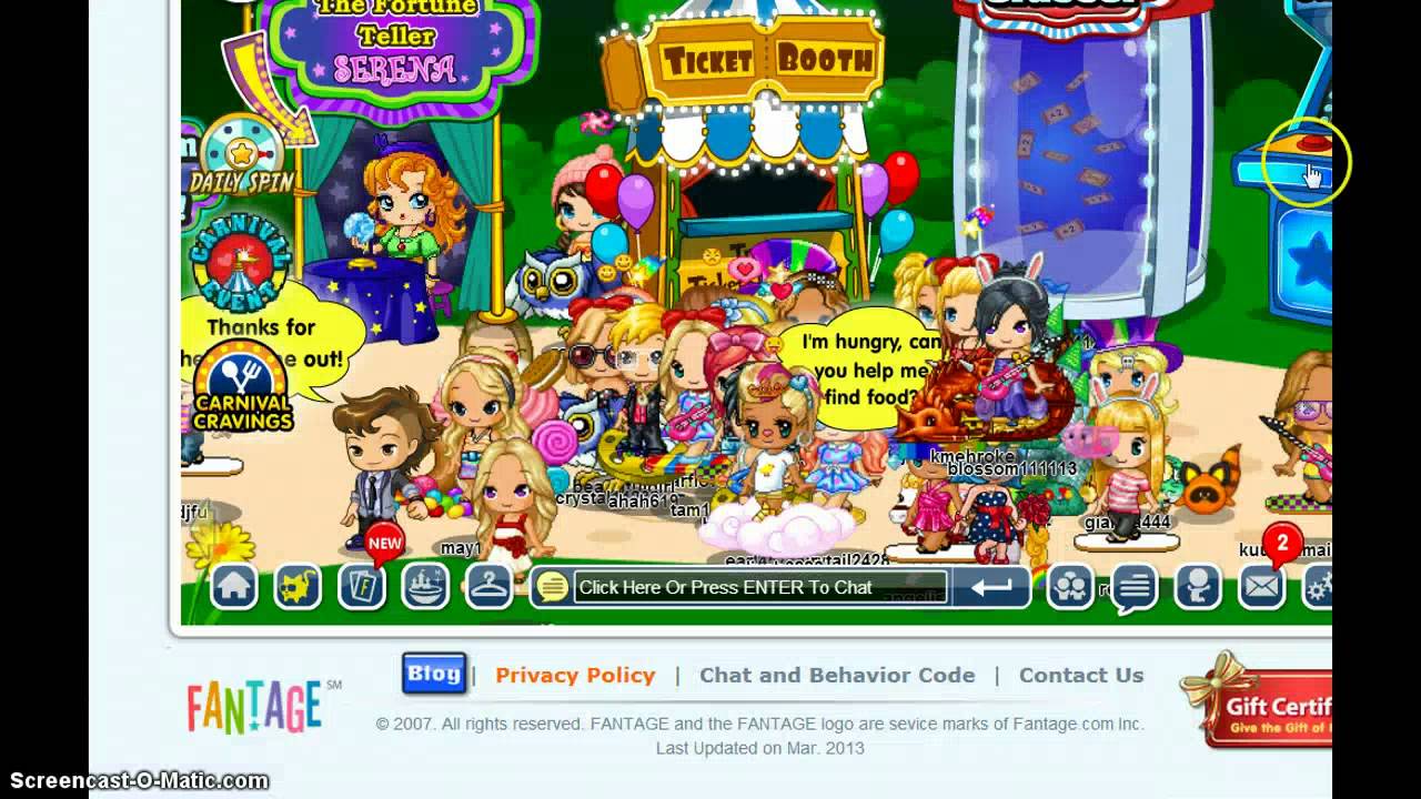 Fantage cheat 2013 carnival april hack - YouTube