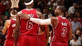 LeBron James and Dwyane Wade Combine to Beat the Pacers