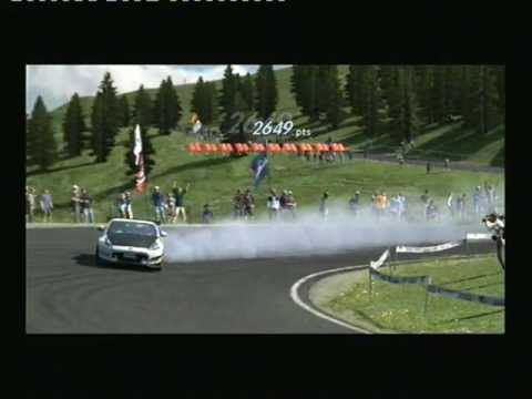 Gran Turismo 5 Nissan 370Z Drifting Trial Mountian
