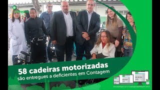 Deficientes ganham cadeira motorizada