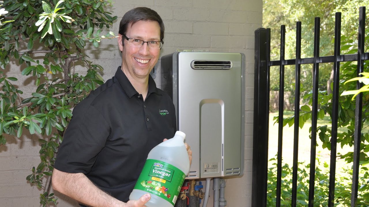heater tankless water flush maintenance descaling boiler cleaning kit heaters vinegar calcium visit