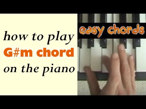 G#m Chord Piano (G sharp minor chord notes) - YouTube