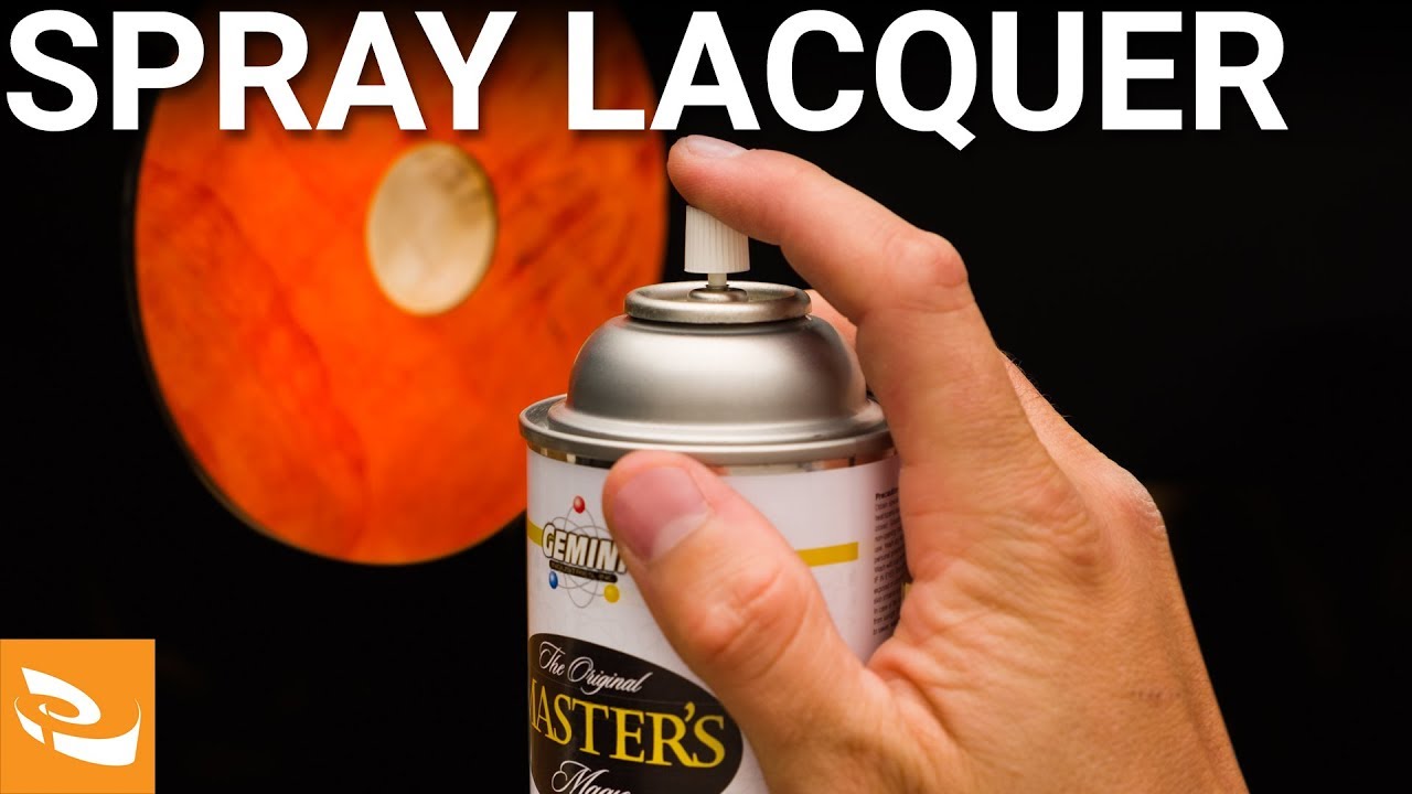 How to apply a spray lacquer finish (Woodturning Tips and Techniques