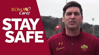 STAY SAFE | Roma players demonstrate five ways to protect against Coronavirus