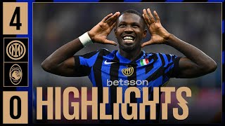 SHOWTIME 4️⃣🔥? | INTER 4-0 ATALANTA | HIGHLIGHTS | SERIE A 24/25⚫🔵🇬🇧????