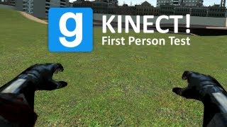 Garry's Mod: Kinect First Person test + body cam