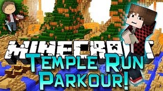 Minecraft: Temple Run Parkour w/Mitch & Jerome!