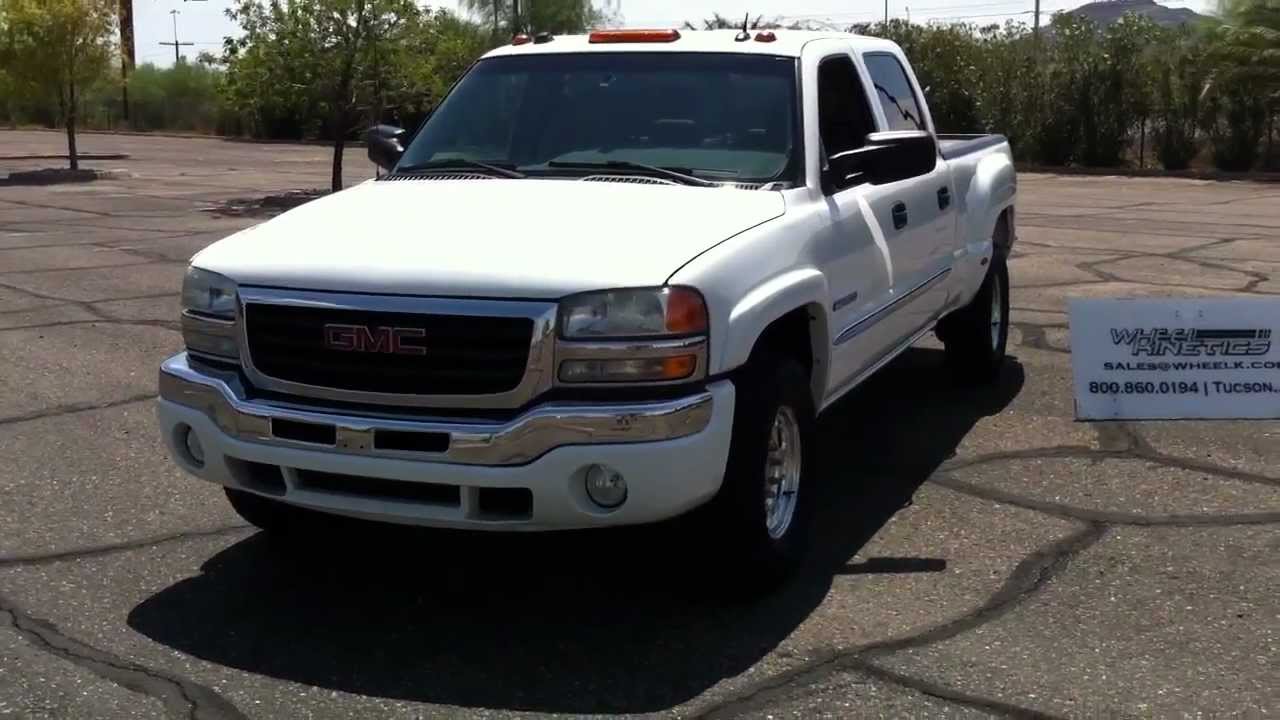 2004 GMC Sierra 2500 6.0 4x4 SLT Crew Quadrasteer Wheel YouTube