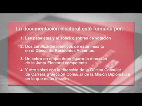 Procedimiento de voto Elecciones Europeas 2014