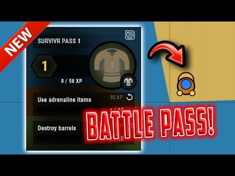 Surviv.io BATTLE PASS *NEW* COSMETICS UPDATE! (Surviv.io Levelling Up & Funny Highlights)