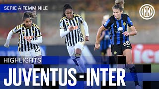 JUVENTUS 5-0 INTER | WOMEN HIGHLIGHTS | SERIE A 23/24 ⚫🔵🇮🇹???