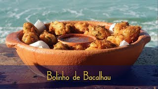 Bolinho de Bacalhau com Geléia de Pimenta Rosa