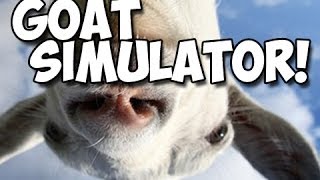 Goat Simulator Fun!  Treadmills, Car Licking, and More!  (Funny Goat Simulator Gameplay)