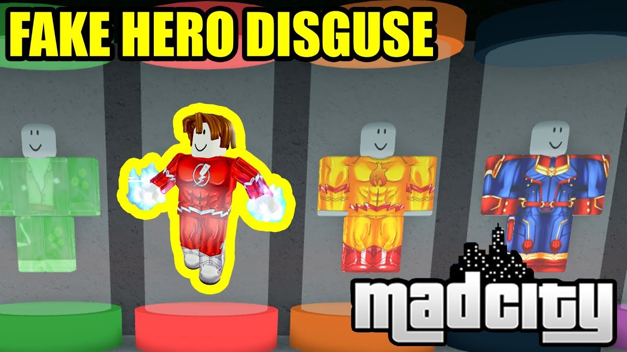Disguising As The Hero Spawn Roblox Mad City New Update