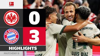 Diaz-Brace And Pure Dominance! | EINTRACHT FRANKFURT — FC BAYERN | HL | MD 6 – Bundesliga 25/26