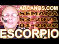 Video Horscopo Semanal ESCORPIO  del 26 Diciembre 2021 al 1 Enero 2022 (Semana 2021-53) (Lectura del Tarot)