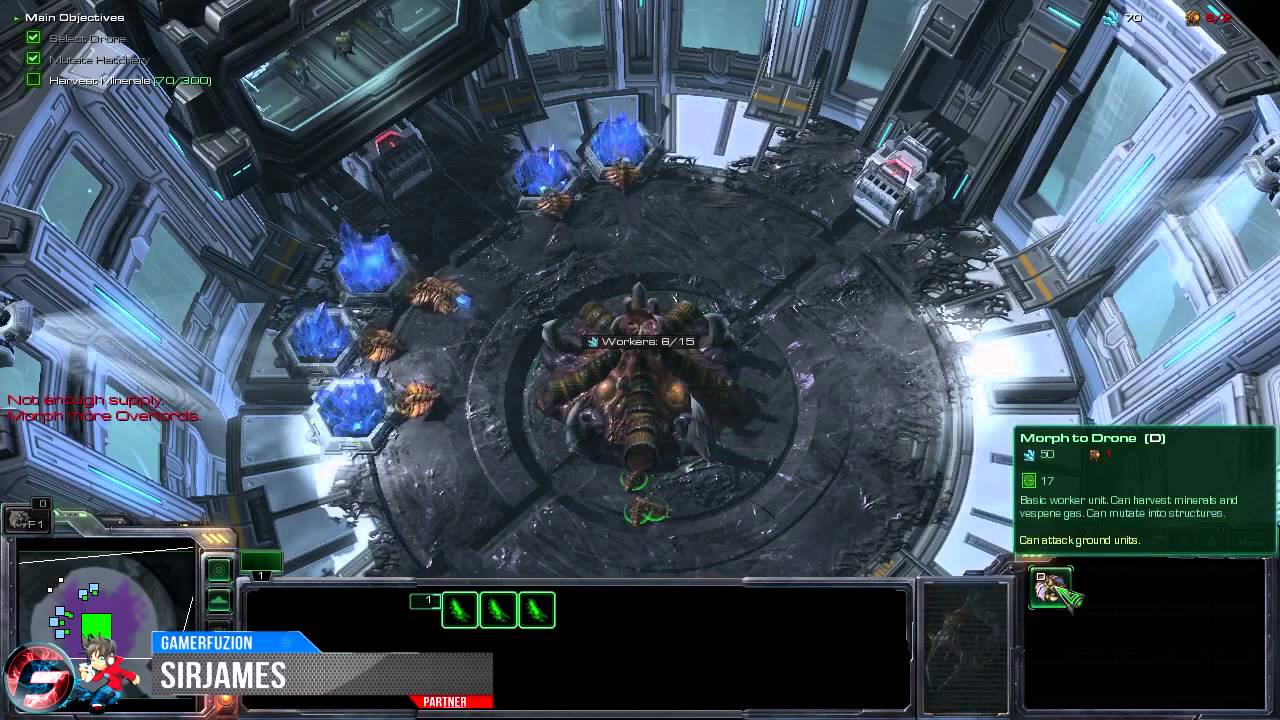 Starcraft 2: Heart of the Swarm Walkthrough Part 1 - YouTube